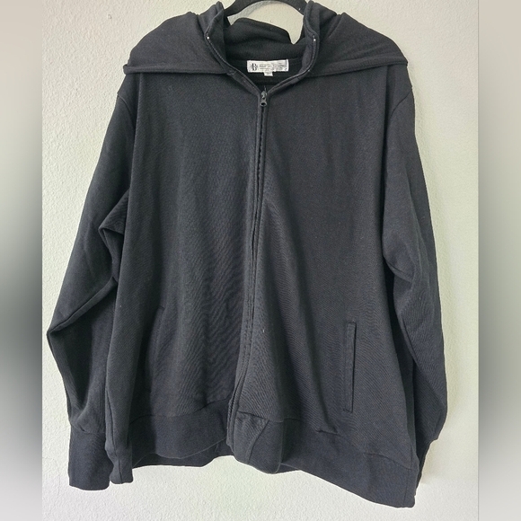 Bradford Exchange Women Hoodie Jacket 3X  Michelle Obama Graphics Black Full Zip - Picture 5 of 9